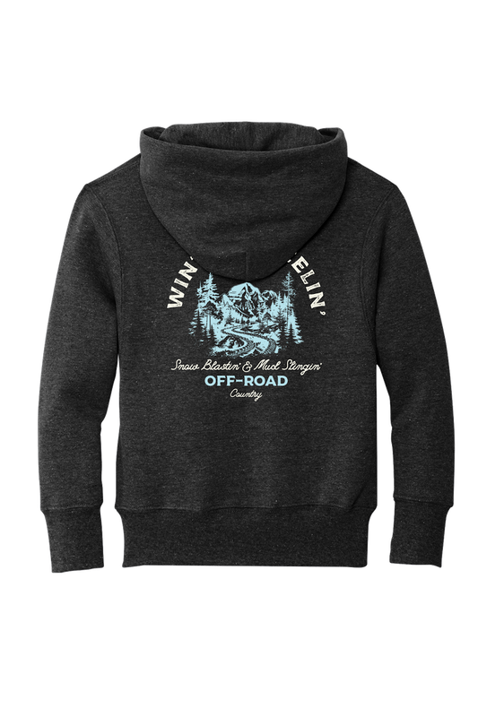 Winter Wheelin' Kids Hoodie