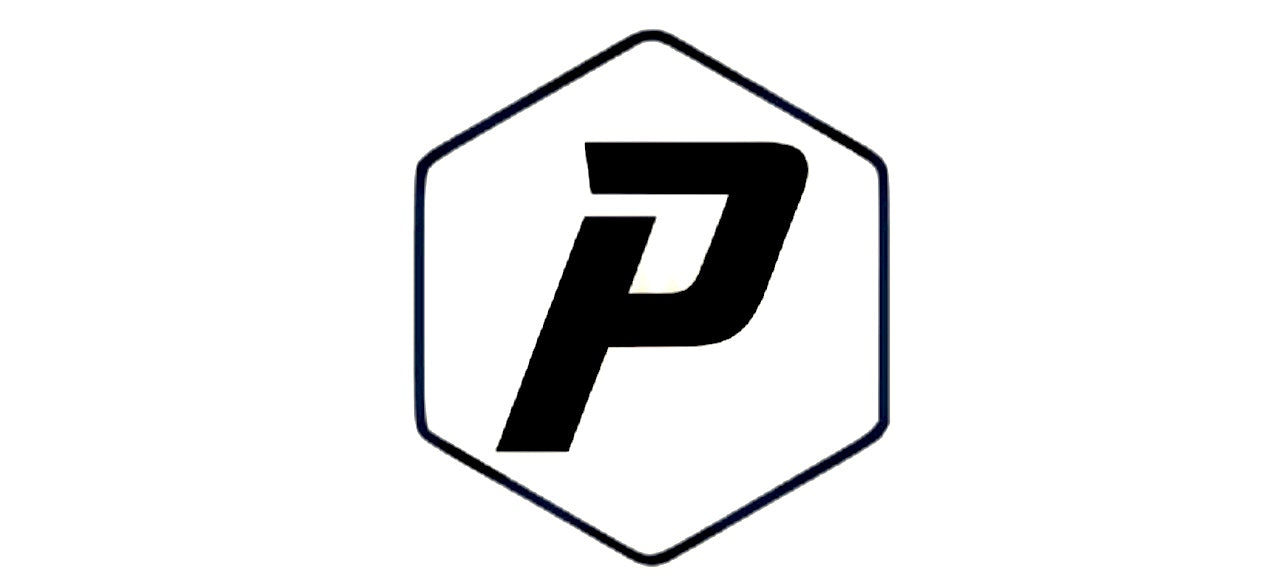 P Hex sticker
