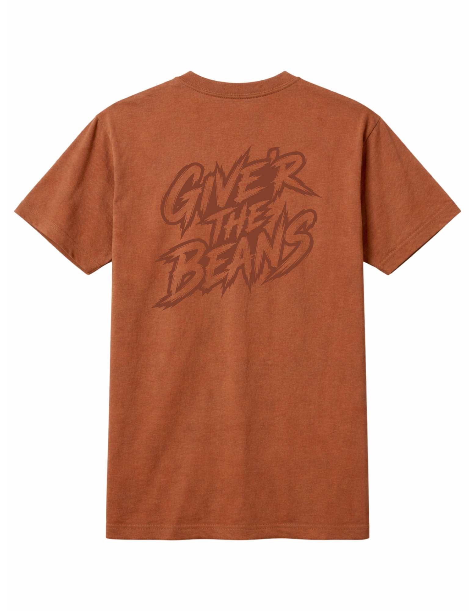 LGB ブラウン Tシャツ ROASTED ROCK'N BEANS GIVER' THE BEANS Tee – PeckBrothers